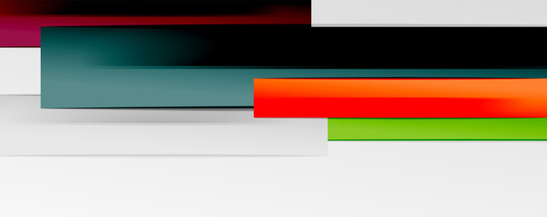 Multicolored lines background. Design template for business or technology presentations, internet posters or web brochure covers