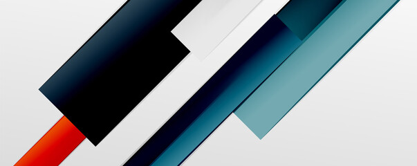 Multicolored lines background. Design template for business or technology presentations, internet posters or web brochure covers