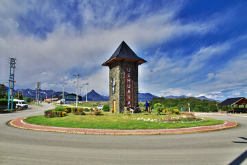 Ushuaia city on Tierra del Fuego, Argentina