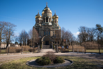 St. Nicholas Orthodox Sea Cathedral in Liepaja, Latvia