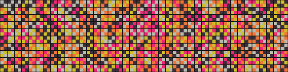 Abstract Geometric Pattern generative computational art illustration