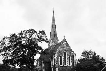 St. Alban's Church, locally often referred to simply as the English Church, is an Anglican church in Copenhagen, Denmark. Black and white photography