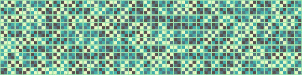 Fototapeta premium Abstract Geometric Pattern generative computational art illustration