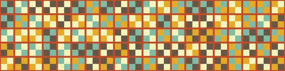 Abstract Geometric Pattern generative computational art illustration