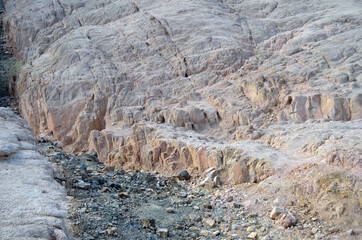 Desert of Sinai Peninsula, Egypt. Near Sharm El Sheikh
