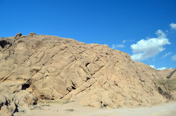 Desert of Sinai Peninsula, Egypt. Near Sharm El Sheikh