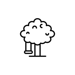 Tree Swing icon in vector. Logotype