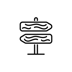Sign Board icon in vector. Logotype