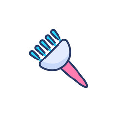 Tinting Brush icon in vector. Logotype