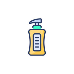 Lotion icon in vector. Logotype