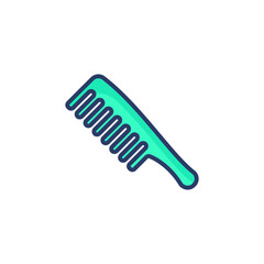 Clipper Comb icon in vector. Logotype