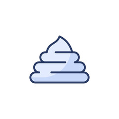 Shave Foam icon in vector. Logotype