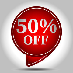 sticker with discount