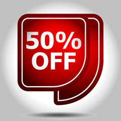 button sticker with discount