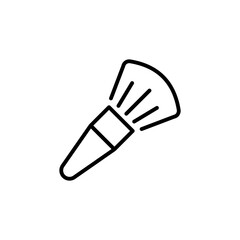Makeup Brush icon in vector. Logotype
