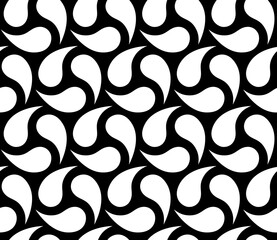 Seamless abstract pattern. Endless ornament. Vector illustration. Cutting stencil.