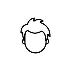 Hair Style icon in vector. Logotype