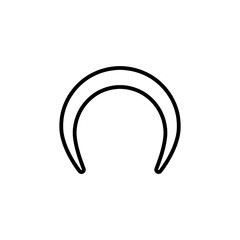 Hair Band icon in vector. Logotype