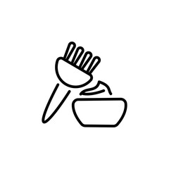 Hair Color icon in vector. Logotype