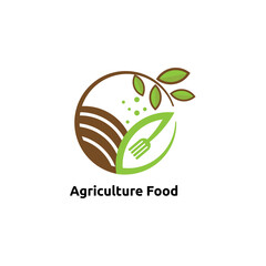 agriculture food logo vector concept, icon, element, and template for company