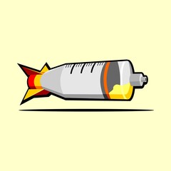 illustration of a bottle of oil