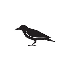 crow icon symbol sign vector