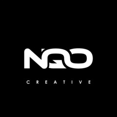 NQO Letter Initial Logo Design Template Vector Illustration