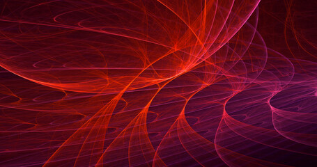 3D rendering abstract colorful fractal light background