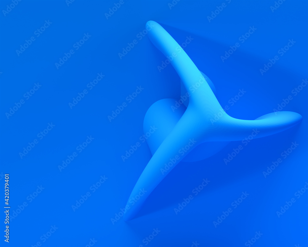 Poster 3d rendering abstract background . creative architectural concept.