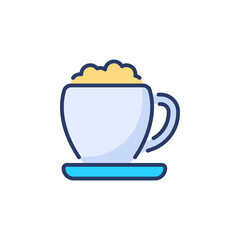 Cappuccino icon in vector. Logotype