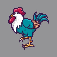 Vector illustration of a chicken