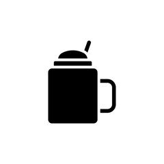 Coffee Shake icon in vector. Logotype