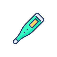 thermometer  icon in vector. Logotype