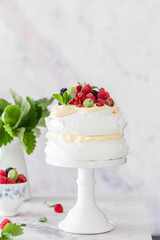 Pavlova meringue