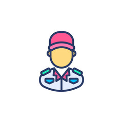 Social Worker icon in vector. Logotype