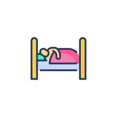 Rest icon in vector. Logotype