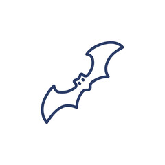 Bat icon in vector. Logotype