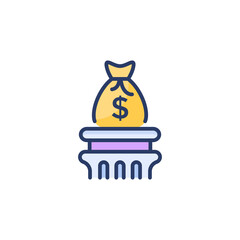 Inheritance Law icon in vector. Logotype
