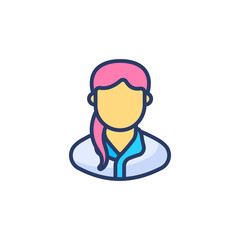 Lawyer icon in vector. Logotype