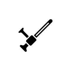 Nightstick icon in vector. Logotype