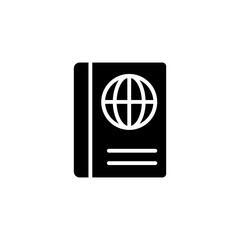 Passport icon in vector. Logotype