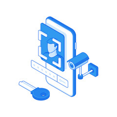 Secured personal account on modern mobile phone