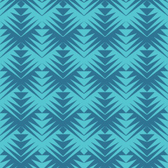 Background blue colors. Abstract geometric seamless pattern design. Blue color. Mosaic decorative structure. Vector illustration. 