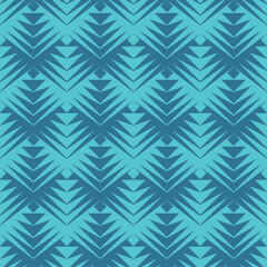 Background blue colors. Abstract geometric seamless pattern design. Blue color. Mosaic decorative structure. Vector illustration. 