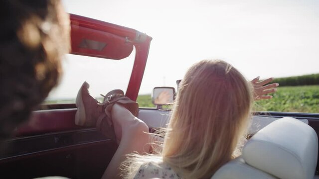 Read view video of couple get away from it all. Shot with RED helium camera in 8K.   