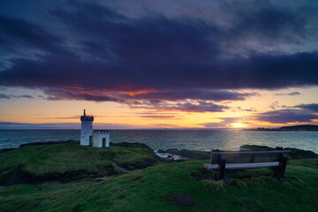  Elie lighthouse view, Fife, Scotland.