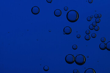 Dark blue bubbles