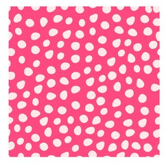 seamless polka dot pattern on pink background. abstract seamless pattern. seamless texture. stock vector illustration.