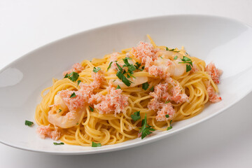 シーフードパスタ