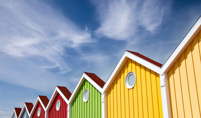 Facade, Multi Colored, Langeoog Island